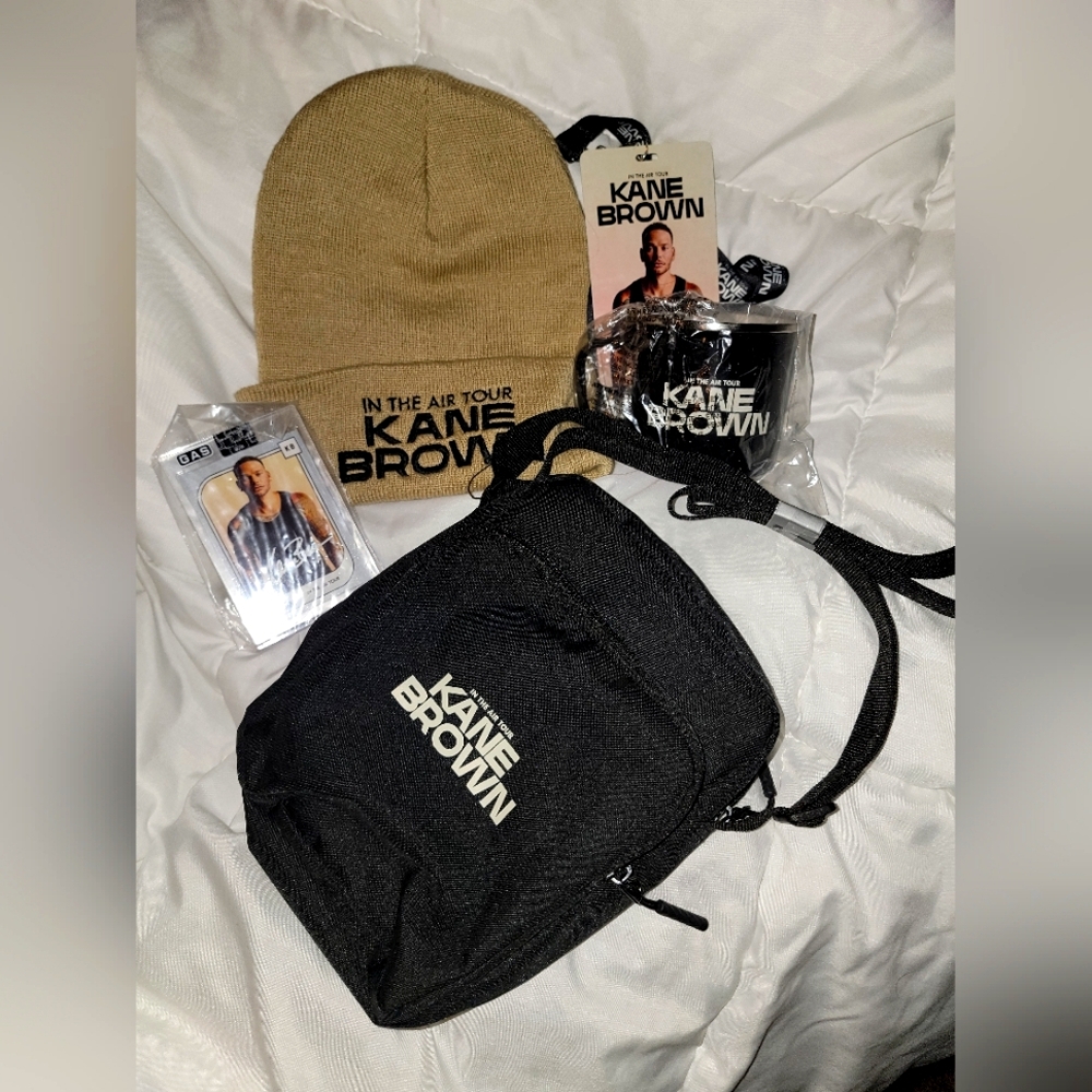 Kane Brown in the air VIP merch